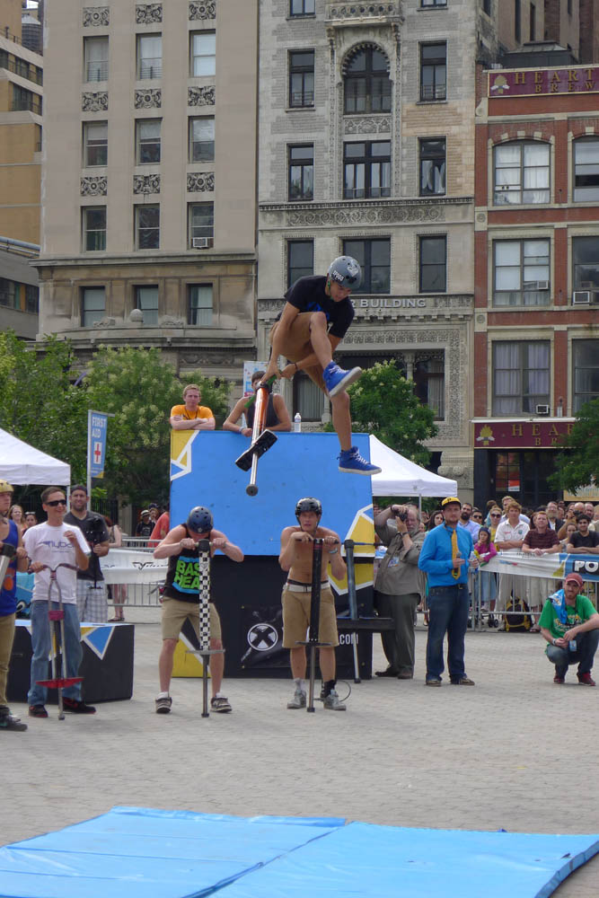 …watched a pogo stick competition (and witnessed a proposal) Today's